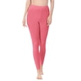 thumbnail image 3 of ClothingAve. Womens Essential Ultra Soft Stretchy Moisture-Wicking Workout Leggings Loungewear Bright Pink Small, 3 of 7