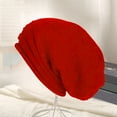 thumbnail image 4 of Unisex Fall Winter Hat Baggy Solid Color No Brim Knitted Elastic Soft Warm Regular Fit Washable Warm Cozy Windproof Women Men Cap Beanie, 4 of 7