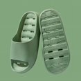 thumbnail image 1 of Zapatillas de mujer para el verano, para el hogar, para interiores, antideslizantes, para el baño, para amantes del baño, sandalias con suela gruesa y sin fugas, 1 of 6
