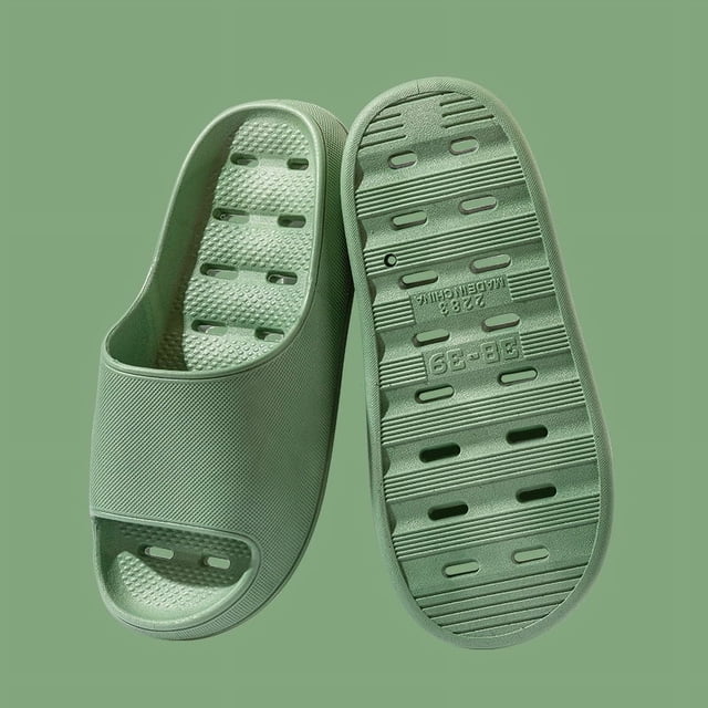 Zapatillas de mujer para el verano, para el hogar, para interiores, antideslizantes, para el baño, para amantes del baño, sandalias con suela gruesa y sin fugas
