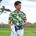thumbnail image 3 of Honeii Football 7 print Polo Shirt, a classic short-sleeved, button-down golf shirt designed for men3X-Large, 3 of 6