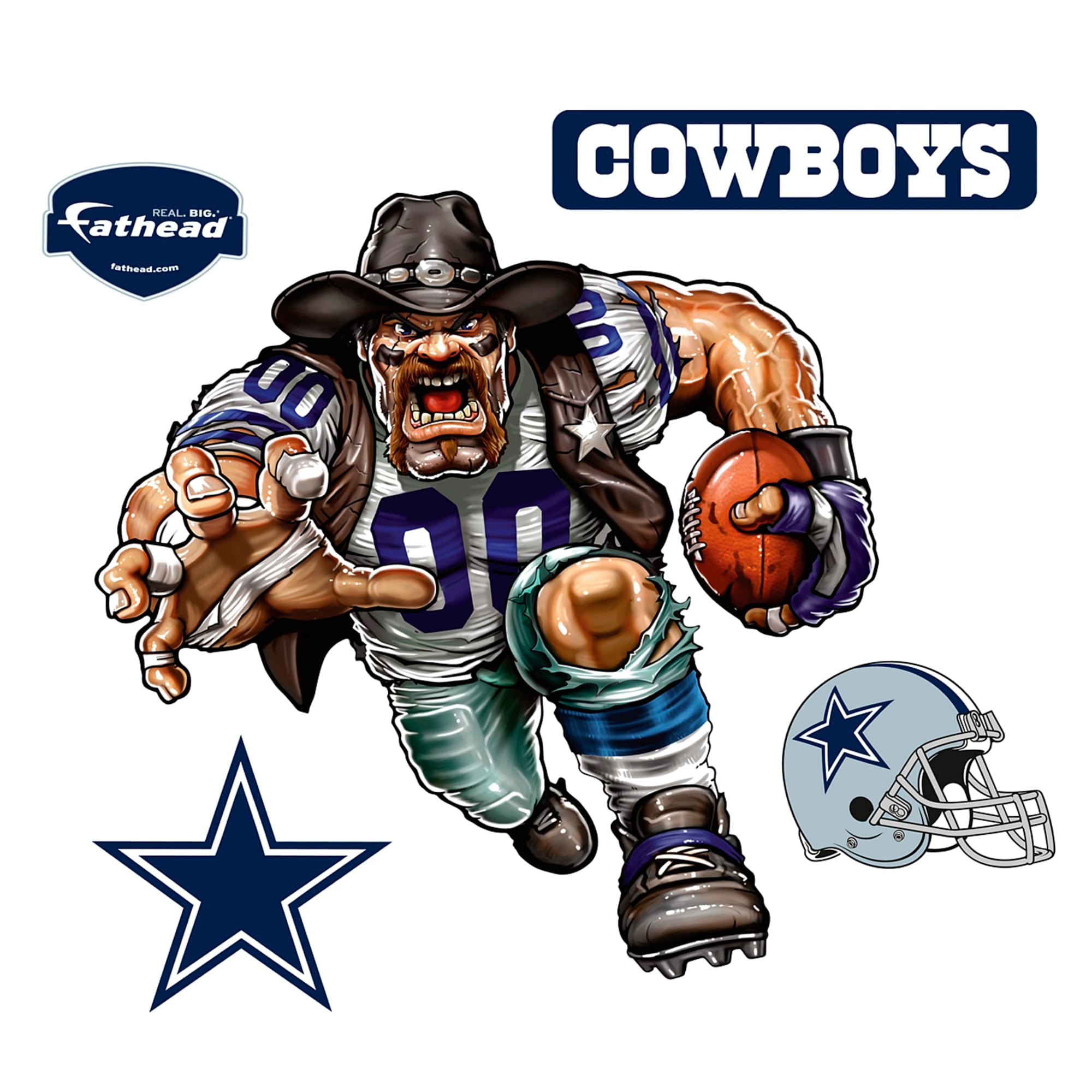 Dallas Love Sport Decal 4 X 5 Cowboys Football