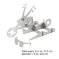 thumbnail image 4 of Support de Barbecue pour Poulet pour Cuisine en Acier Inoxydable Couleur Argent Adapté pour Fêtes et Rassemblements 1 Pce, 4 of 8