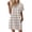 Light Gray, variant on Women's Fashion Geometric Grid Print V-Neck Short Sleeve Casual Dress with Pocket, Pullover Summer Dress, Comfortable Loose Fit, Stylish Ladies Wear,Sky Blue,S