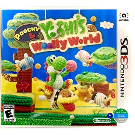 Poochy & Yoshis Woolly World - Nintendo 3Ds (World Edition)