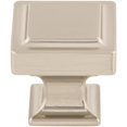 thumbnail image 1 of Perilla Top Knobs TK702BSN de aleación de zinc, níquel satinado, 3,2 cm, 1 of 9