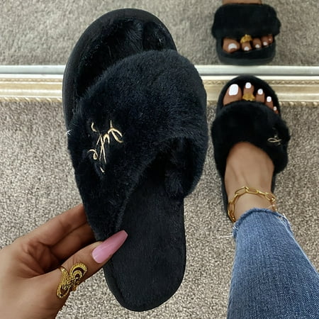 

Wefuesd Fashion Women S Casual Shoes Breathable Outdoor Pure Color Slippers Womens Slippers Slippers For Women Indoor Black 37