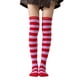 thumbnail image 1 of Calcetines altos a rayas para mujer, coloridos, por encima de la rodilla, retro, elásticos, para niñas, cosplay, disfraz de Lolita, 1 of 8
