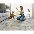 thumbnail image 4 of x Area Rug Living Room Rugs - Washable Neutral Modern Abstract Soft Thin Large Rug Indoor Floor No Slip Rug Carpet for Bedroom Under Dining Table Home Office Decor -, 4 of 10