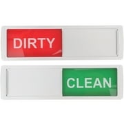 ONAPARTER 2 Pcs Cleaning Essentials Home Necessities Dirty Magnet for Dishwasher Sign Indicator As Shown