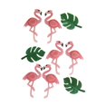 thumbnail image 1 of Pink Flamingo 3D Handmade Stickers, 9-Count, 1 of 1