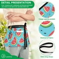 thumbnail image 6 of Watermelon Slice and Seed Server Apron with 3 Pockets Waterproof Waitress Waist Short Apron for Man Woman 12 Inches, 6 of 7