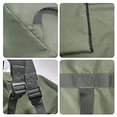 thumbnail image 3 of Mochila de lavandería extra grande, resistente y pesada con cierre de cordón, correas de hombro ajustables y lavable para colegio, dormitorio universitario, campamento o apartamento (verde militar) -, 3 of 3