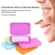 thumbnail image 5 of Alivio del dolor de cera dental para usuarios de aparatos de ortodoncia 1 caja de 5 tiras de cera MABOTO  Cera de dientes, 5 of 7