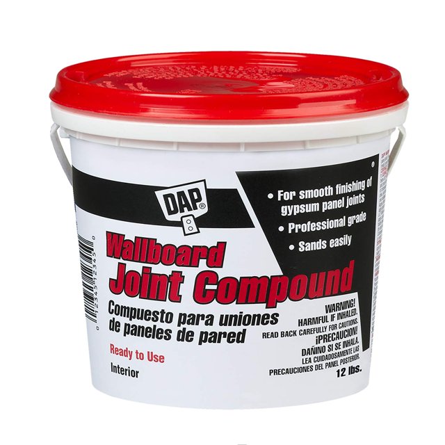 Compuesto para juntas de pared DAP 10102, plástico, 5,44 kg