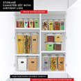 thumbnail image 3 of DWÃ‹LLZA KITCHEN Cereal Containers Storage Set - Cereal Dispenser Airtight Food Storage Container BPA-Free 4 Pc(135.2oz) Pantry Organization and Storage, 8 Labels 1 Marker, Canister for Sugar & Flour, 3 of 5