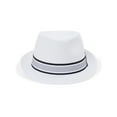 thumbnail image 2 of George Men’s Herringbone Fedora Hat, 2 of 3