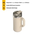 thumbnail image 3 of RTIC 16 oz Ceramic Lined Insulated Road Trip Travel Mug, Leak-Resistant Lid, Beach, 3 of 9