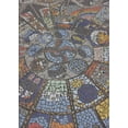 thumbnail image 1 of Ahgly Company Indoor Rectangle Patterned Charcoal Gray Novelty Area Rugs, 5' x 7', 1 of 6