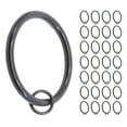 thumbnail image 4 of Meriville  2-Inch Inner Diameter Metal Flat Curtain Rings with Eyelets Oil-Rubbed Bronze - Set of 28, 4 of 5