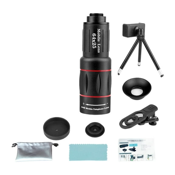 Photography Lens for Most Mobile Phone Picture Video Taking Clip Type Telescope