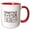 Red/White, variant on 3drose, Robotics System Engineer Funny Decorative Text on White. Gift, 15oz Mug
