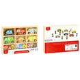 thumbnail image 4 of TOOKYLAND Wooden Vehicules and Street Signs Play Set - 16pc - Toy Cars, Trucks and Busses, Ages 3+, 4 of 4