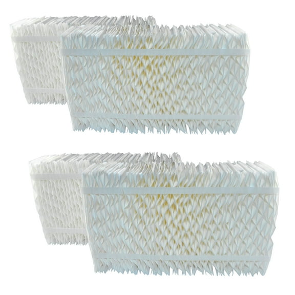 HQRP 4-Pack Wick Filter Replacement for Idylis 828413B002 fits IHUM-10-140 / I HUM 10 140 4-Gallon Humidifier