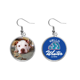 thumbnail image 1 of White bulldog mascota animal picture Cuelgue la joyería del pendiente del hielo del invierno de la gota Unbranded M, 1 of 3