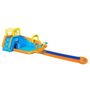 H2OGO! Splashtona Raceway Kids Inflatable Backyard Water Play Park with Slide