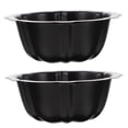 thumbnail image 6 of WRISTBIQUE 2-Pack Carbon Steel Black Pumpkin Cake Molds for Baking and Decoration, Non-Stick Bakeware Set, 6 of 8