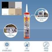 Dicor 501LSW-25 Self-Leveling Lap Sealant - 10.3 oz., White (Pack of 25)