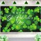 thumbnail image 4 of Fiudx Liquidación De Decoración Del Hogar Por Menos De $5 Fondo Fotográfico Del Día De San Patricio, Pancarta Del Día Irlandés, Suministros Para Fiesta Del Día De San Patricio, Decoración De Pared Of, 4 of 7