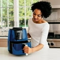 thumbnail image 3 of Ninja Air Fryer, 4-Qt Capacity, Non-Stick, Air Fry, Roast, Reheat, Dehydrate, Navy Blue, AF100CNV, 3 of 5