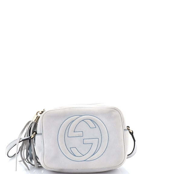 Pre-Owned Gucci Soho Disco Crossbody Bag Nubuck Small By Rebag