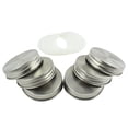thumbnail image 3 of Zoie + Chloe Stainless Steel Mason Jar Lids with Silicone Seals (6 Pack + 6 Bonus Replacement Seals) - Regular Size, 3 of 7