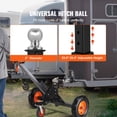 thumbnail image 4 of VEVOR Adjustable Trailer Dolly, 1500lbs Tongue Weight Capacity, 2 in 1 Trailer Mover with 23.6''-35.4'' Adjustable Height & 2'' Ball, 16'' Pneumatic Tires & Universal Wheel, for Moving Car RV Trailer, 4 of 9