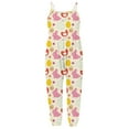 thumbnail image 2 of CAIXIA Easter Toddler Girls Kids Jumpsuit One Piece Playsuit Strap Romper Summer Outfits Clothes, 2 of 4