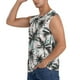 thumbnail image 3 of Balery Hawaii Palms Camisetas sin mangas para hombre, absorbe la humedad y protege contra el mal olor.-3X-Large, 3 of 7