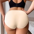 thumbnail image 4 of Uootdi Seamless Panties for Women High Cut No Show Stretch Support Briefs Soft Lift Breathable Smooth Daily Intimates Gift, 4 of 7