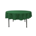thumbnail image 1 of LA Linen TCpop72R-GreenEmP32 Nappe en Popeline Polyester Vert Émeraude - 72 Po Ronde, 1 of 4