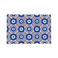 thumbnail image 4 of DouZhe Polyester Placemats Ensemble de 4, Motif Yeux Bleus Nazar Résistant à la Chaleur Place Mats pour Table à Manger, 12 Pouces x 18 Pouces, 4 of 6