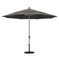 thumbnail image 2 of California Umbrella SDAU118900-SA61-DWV 11 Pi Rond Parapluie de Marché en Aluminium&44; Pacifique Taupe, 2 of 2