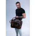 thumbnail image 2 of Maletín Unisex de Piel CASTELLI LEATHER AUTHENTIC Café, 2 of 4