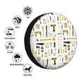 thumbnail image 4 of Pofeuu Cartoon Color repair Tool Print Spare Tire Wheel Cover for Car Truck SUV Camper Universal Fit Spare Tire Cover RV Spare Tire Covers-16 inch, 4 of 6