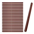 thumbnail image 4 of 10 Pair Rail Bedside Table Pulley Track Side Mounted Wheel Type Slide Rail Brown, 4 of 9