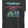 thumbnail image 3 of Pokémon - Neon Charizard Venusaur Blastoise  - Women's Short Sleeve Graphic T-Shirt, 3 of 5