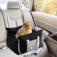 thumbnail image 1 of Asiento r para coche para mascotas,Asiento de coche para perros Asiento r portátil para perros duradero,Asiento de coche para perros pequeños cómodo,Cama transportadora Yinane Asiento elevador para coche para mascotas, 1 of 8