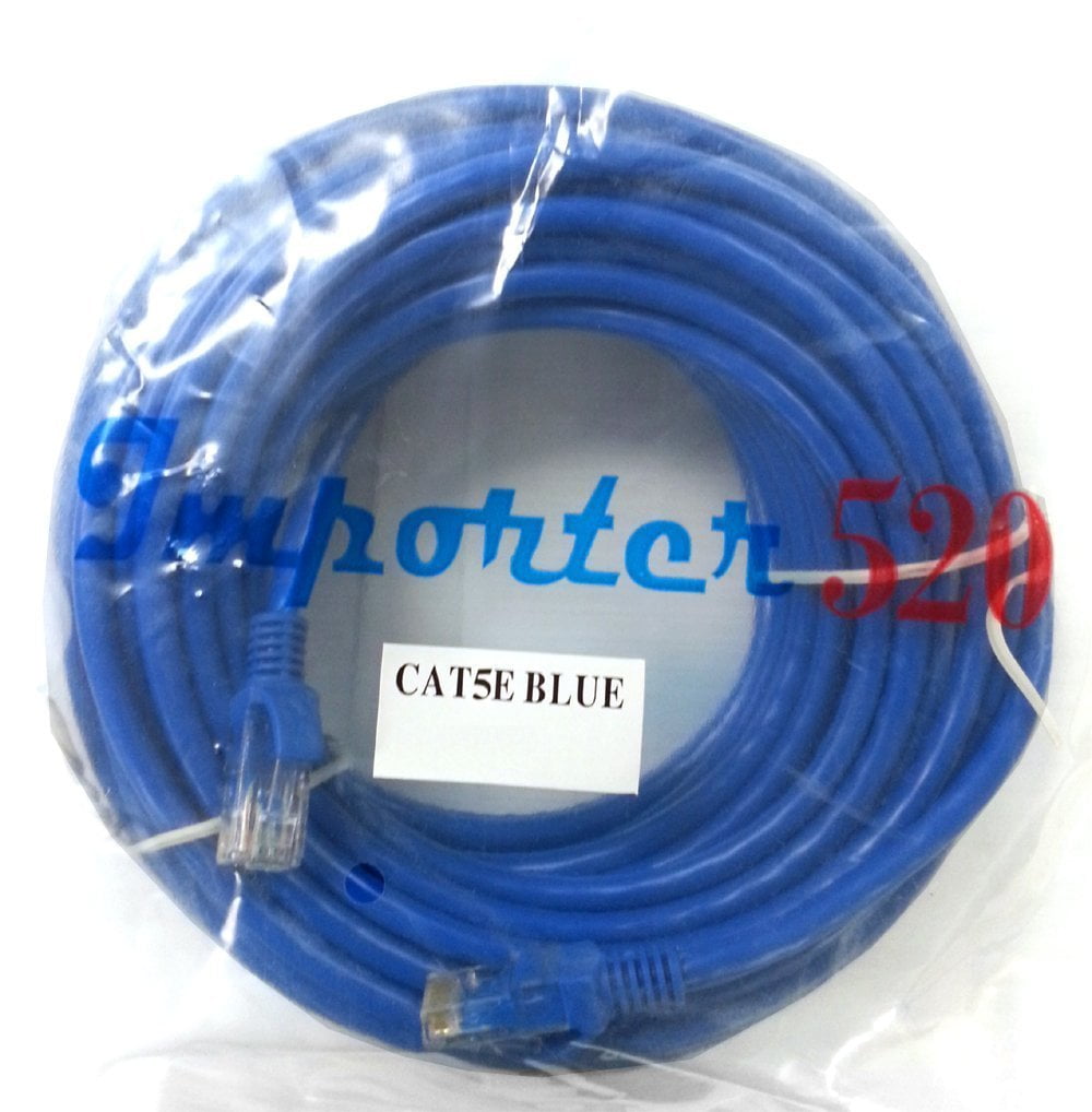 150FT 150 FT RJ45 CAT5 CAT5E Ethernet LAN Network Cable Blue Brand New 