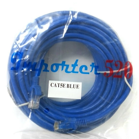 Importer520 150ft 50m Blue 150' Ft Rj45 Cat5 Cat5e Ethernet Lan Network Internet Computer Patch Cable